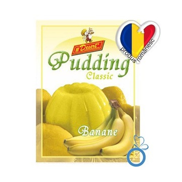 Budinca cu aroma de banane (fara zahar, fara gluten) 42g - Desert