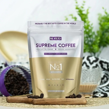 Cafea Keto Supreme Coffee (fara zahar, keto, low carb, vegan, fara gluten) 250g - BE KETO - Img 2