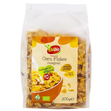 ECO Fulgi de porumb integral Corn Flakes, fara gluten, Vivibio 200g