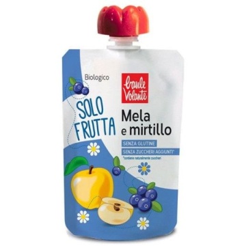 ECO Piure de mere si afine, fara gluten, fara zahar adaugat, Baule Volante 100g