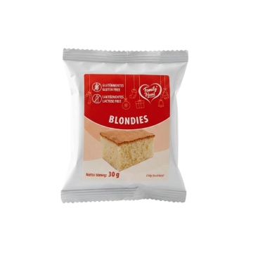 Prajitura Blondie (fara gluten, fara lactoza) 30g - FAMILY HEART