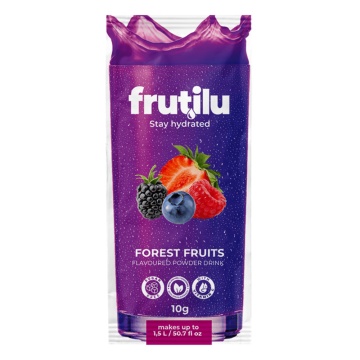 Bautura instant pudra cu aroma de Fructe de Padure, Stevia si Vitamina C (fara zahar, fara gluten, fara lactoza, vegan) 10g - ProNutrition