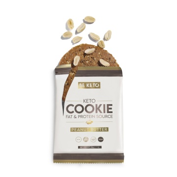 Biscuite KETO cu unt de arahide (fara zahar, vegan, fara gluten) 50g - BE KETO - Img 2