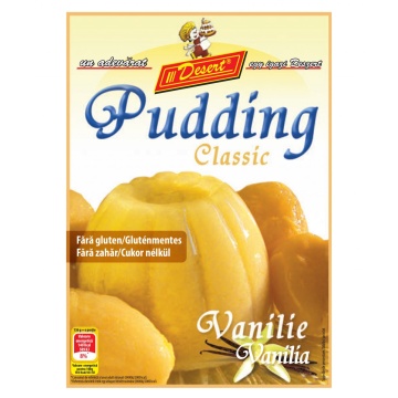 Budinca cu aroma de vanilie (fara zahar, fara gluten) 42g - Desert