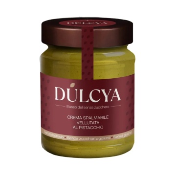 Crema tartinabila de FISTIC cu Stevia (fara zahar, fara gluten, fara ulei de palmier, vegan) 200g - DULCYA