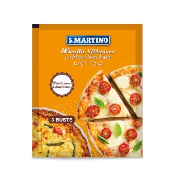 Drojdie pentru pizza si quiche, fara gluten, S.Martino (3 plicurix16g) 48g - Img 2