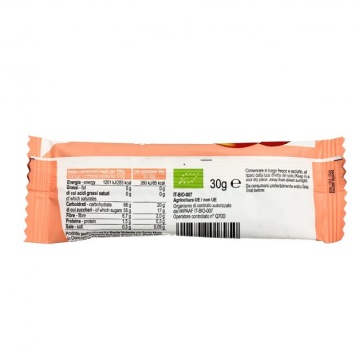 ECO Baton de piersica, moale, Solo da Frutta, fara gluten, Baule Volante 30g - Img 3