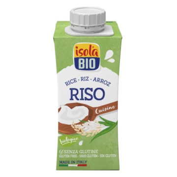 ECO Crema din orez pentru gatit, fara gluten, Isola Bio 200ml