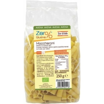 ECO Paste Maccheroni din ovaz, fara gluten, Fior di Loto 250g