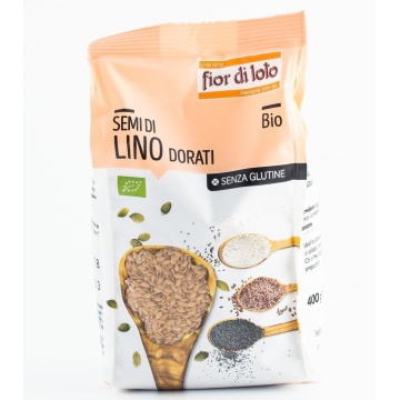 ECO Seminte de in auriu, fara gluten, Fior di Loto 400g