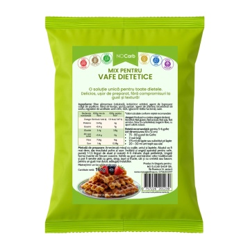 Mix pentru Gofre (Waffe) fara Carbohidrati 160g - NoCarb