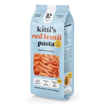 Paste PENNE din Linte Rosie (fara gluten, fara ou) 200g - It's us