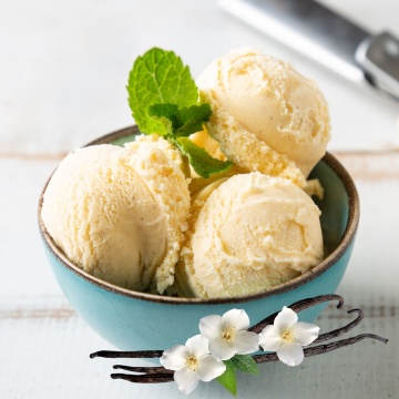 Praf de inghetata cu aroma de vanilie si Stevia (fara zahar, fara gluten, low-carb,) 120g - NoCarb - Img 2