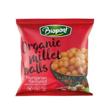 Pufuleti din mei ECO Mix Condimente (fara zahar, fara gluten, vegani) 75g - Biopont