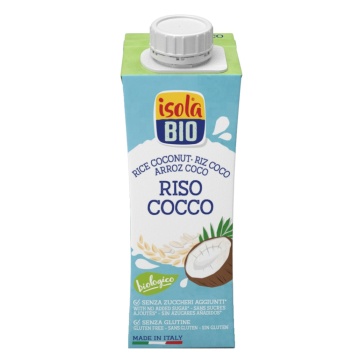 ECO Bautura din orez si cocos, fara gluten, Isola Bio 250ml