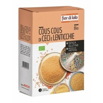 ECO Cous cous din naut si linte, fara gluten, Fior di Loto 500g - Img 2
