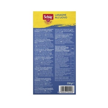 Foi de lasagna (fara gluten, fara lactoza) 250g - Schar - Img 3