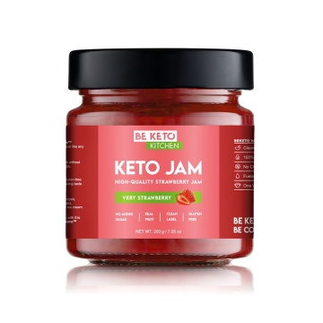 Gem keto cu capsune (fara zahar, fara gluten, cu Stevia) 200g - BE KETO