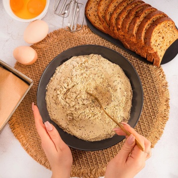 Mix pentru paine Keto (fara zahar, fara gluten) 300g - BE KETO - Img 3