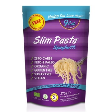 Spaghetti din faina de konjac BIO 270g (vegan, fara carbohidrati, fara gluten, keto) - Slim Pasta