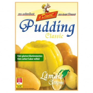 Budinca cu aroma de lamaie (fara zahar, fara gluten) 42g - Desert