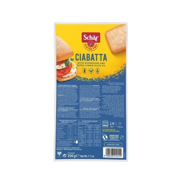 Ciabatta (fara gluten, fara zahar, fara lactoza,) 200g - Schar