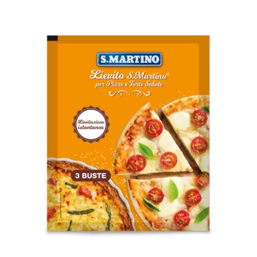 Drojdie pentru pizza si quiche, fara gluten, S.Martino (3 plicurix16g) 48g