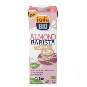 ECO Bautura din migdale Barista, fara gluten, Isola Bio 1L
