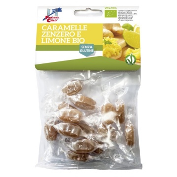 ECO Bomboane cu ghimbir si lamaie, fara gluten, La Finestra Sul Cielo 50g