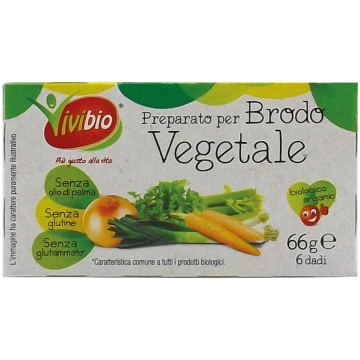 ECO Cuburi vegetale pentru supa fără drojdie, fără gluten Vivibio 66g - Img 2