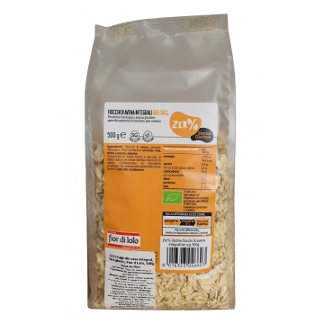 ECO Fulgi de ovaz integral, fara gluten, Fior di Loto 500g - Img 2