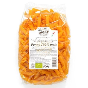 ECO Paste Penne din porumb, fără gluten Iris Bio 500g