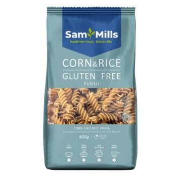Fusilli porumb si orez (fara gluten) 400g - SamMills