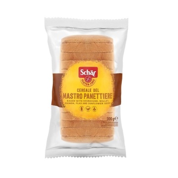 Paine proaspata cu cereale, Cereale del Mastro Panettiere (fara gluten, fara lactoza, fara ulei de palmier) 300g - Schar