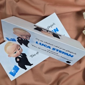 Plic de bani + place card Baby Boss (2 în 1) - Img 3