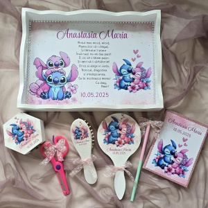 Set moț fete personalizat – Stitch