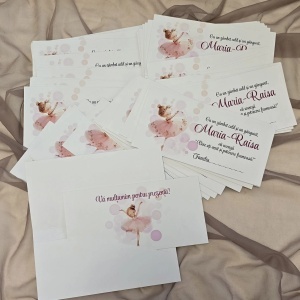Plic de bani + place card Balerină (2 în 1) - Img 2