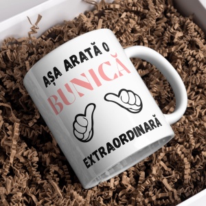 Cană personalizată Bunică Extraordinară