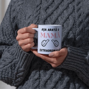 Cană personalizată Mamă Extraordinară