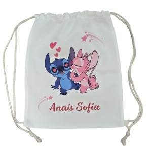 Rucsac personalizat - Stitch & Angel