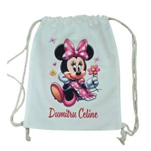 Rucsac personalizat - Minnie Floral