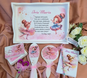 Set moț fete personalizat Balerină