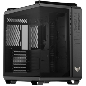 Carcasa ASUS TUF GAMING GT502 HORIZON Mid Tower ARGB NEGRU, Tempered Glass, Sloturi Expansiune 8+ 3 aditional verticale, Drive Bays: 2x3.5" 2x2.5", Ventilatoare Suportate: 4 (spate: 1x120mm, sus: 3x120mm sau 2x140mm), Format Placa De Baza Suportat: