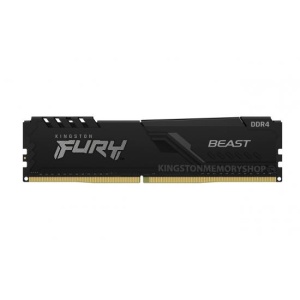 Memorie RAM Kingston DDR4 32GB 3200Mhz CL16 1.35V Dual Channel Kit Fury Beast RGB Black XMP