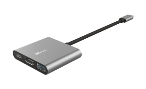 Hub USB Trust Dalyx, 3 porturi USB-C, silver - Img 2