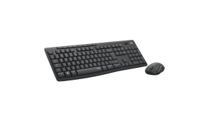 Logitech kit wireless silent MK295, SilentTouch Technology, spill- resistant, 2.4GHz, gri