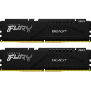 Memorie RAM Kingston DDR5 32GB 6000Mhz CL30 1.4V Dual Channel Kit Fury Beast Black EXPO