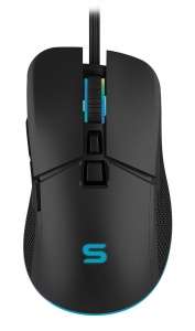 Mouse gaming Serioux Kayel, Senzor Sunplus 199, 800-6400 DPI, switch HUANO, pana la 20 milioane de click-uri, 7 Butoane, 6 moduri de iluminare RGB, cablu USB 1.5M, plug and play, compatibil cu Windows 2000/XP/9X/VISTA/7/8/10
