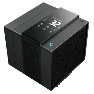 Cooler Procesor DEEPCOOL ASSASIN IV VC VISION NEGRU, marime heatsink 140x110x160mm, un ventilator, viteza ventilator 500-1800 RPM +/- 10%, Airflow: 61.25 CFM, Suport AMD: AM4/AM5, suport INTEL: LGA 1700/1200/1151/1150/1155/2011-v3/2011/2066, nivel de