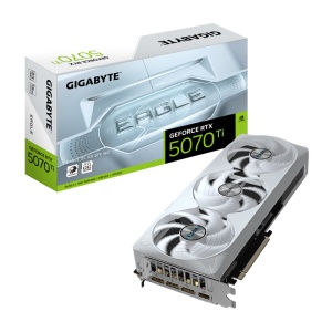 Placa Video GIGABYTE GEFORCE RTX 5070 TI EAGLE OC ICE SFF 16GB GDDR7 256 bit, PCIE 5.0, 1x HDMI 3x DP